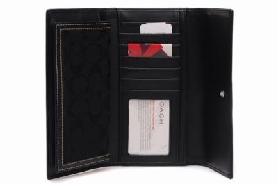 discounted coach wallets - 6k13 black